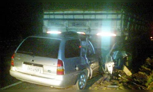 Acidente na região de Apucarana provoca morte de duas pessoas