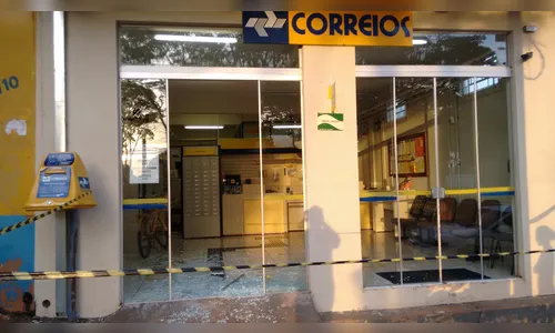 ​Agência dos Correios de Godoy Moreira é alvo de tentativa de furto
