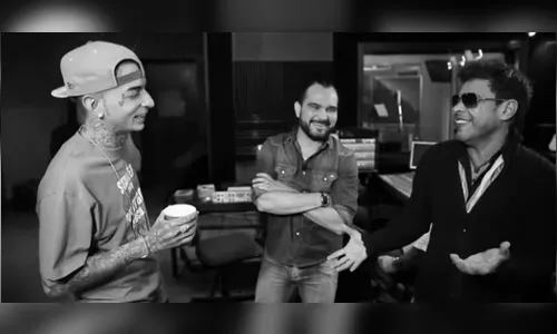 Zezé Di Camargo & Luciano divulgam clipe de faixa gravada com MC Guimê
