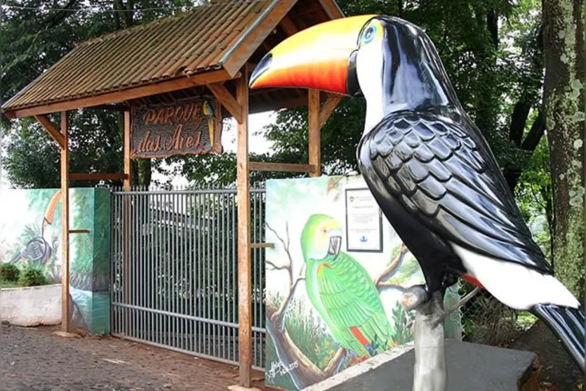  Apucarana: Ladrões furtam 214 pássaros do Parque das Aves - Foto: Arquivo 