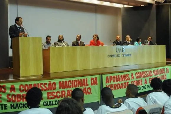 A ministra da Secretaria de Direitos Humanos da Presidência da República, Ideli Salvatti, participa da cerimônia de posse da Comissão Nacional da Verdade da Escravidão NegraElza Fiúza/Agência Brasil