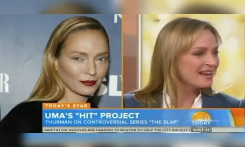 ​Thurman fala sobre maquiagem diferente: 