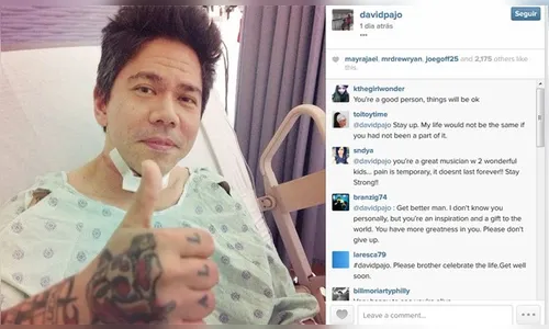 Músico anuncia suicídio na web e é socorrido