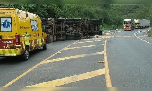 Carreta mata trabalhador em obra na Rodovia do Café