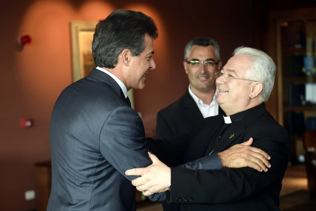 Bispo Dom Celso Marchiori foi recebido nesta terça-feira pelo governador