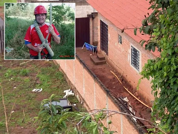 Advogado foi morto e enterrado no quintal em São Gonçalo do Sapucaí (Foto: Reprodução EPTV)