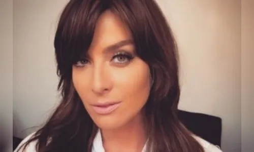 Angélica muda o visual e posa morena para revista de moda