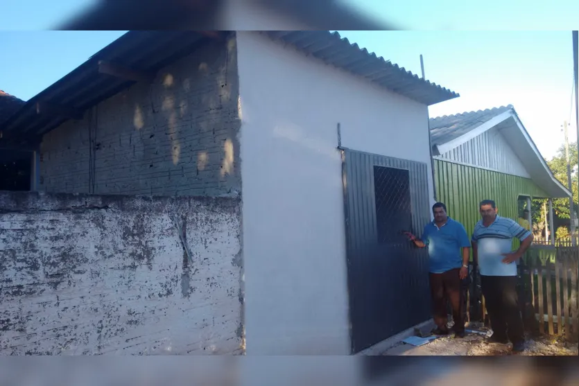  A prefeitura está construindo uma sala para resfriador de leite na localidade rural Bairro da Ferradura (Foto/Divulgação) 