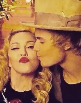 Madonna e Justin Bieber juntos Reprodução/Instagram