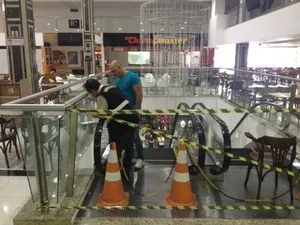 Inquérito concluiu qjue escada rolante está dentro dos padrões técnicos de segurança (Foto: Wesley Cunha/RPC TV)