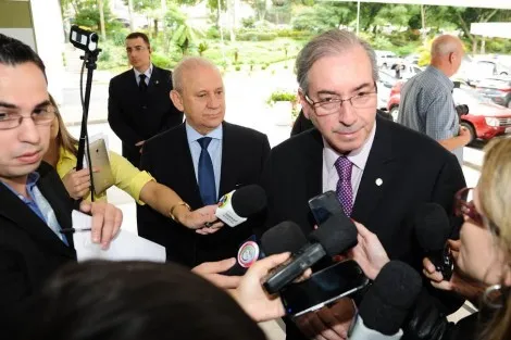 Presidente da Câmara Federal conversou com jornalistas na Assembleia - Imagem:  blog do jornalista Fábio Campana