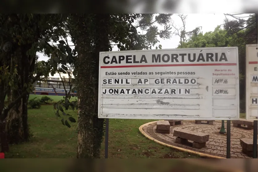  Veja a relação de falecimentos hoje em Apucarana - Foto: TNONLINE 