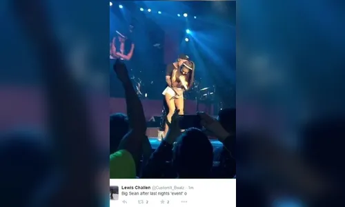 Justin Bieber agarra Ariana Grande em show e é ameaçado pelo rapper Big Sean, namorado dela