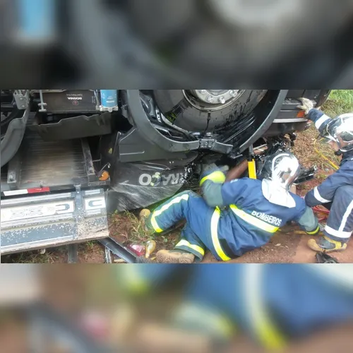 ​Motorista perde a vida em capotamento na rodovia PR-455