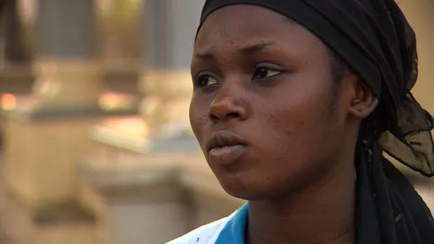 Abigail foi sequestrada pelo Boko Haram e ferida em uma ofensiva do Exército (Foto: BBC)
