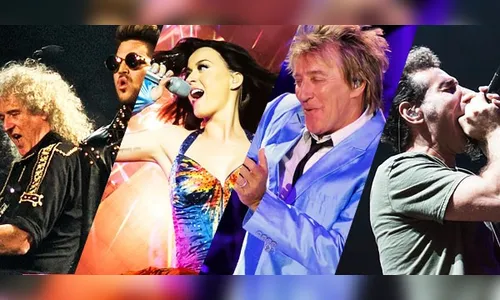 Queen, Rod Stewart, Katy Perry e SOAD farão shows fora do Rock in Rio