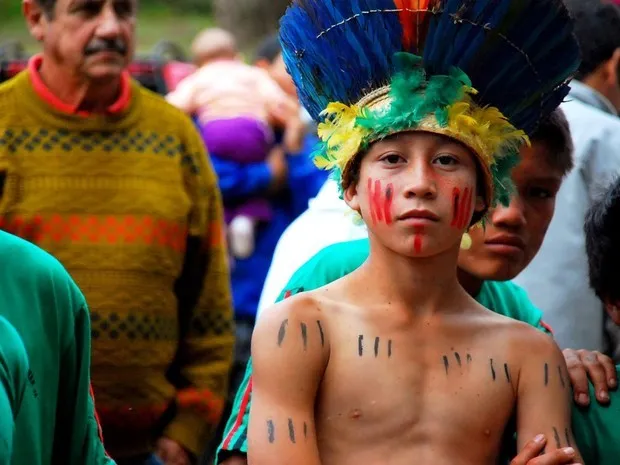 Mais de 1,5 mil índios, entre Caingangues e Guaranis, vivem na reserva. (Foto: Daniel Jaeger Vendruscolo / Arquivo pessoal)