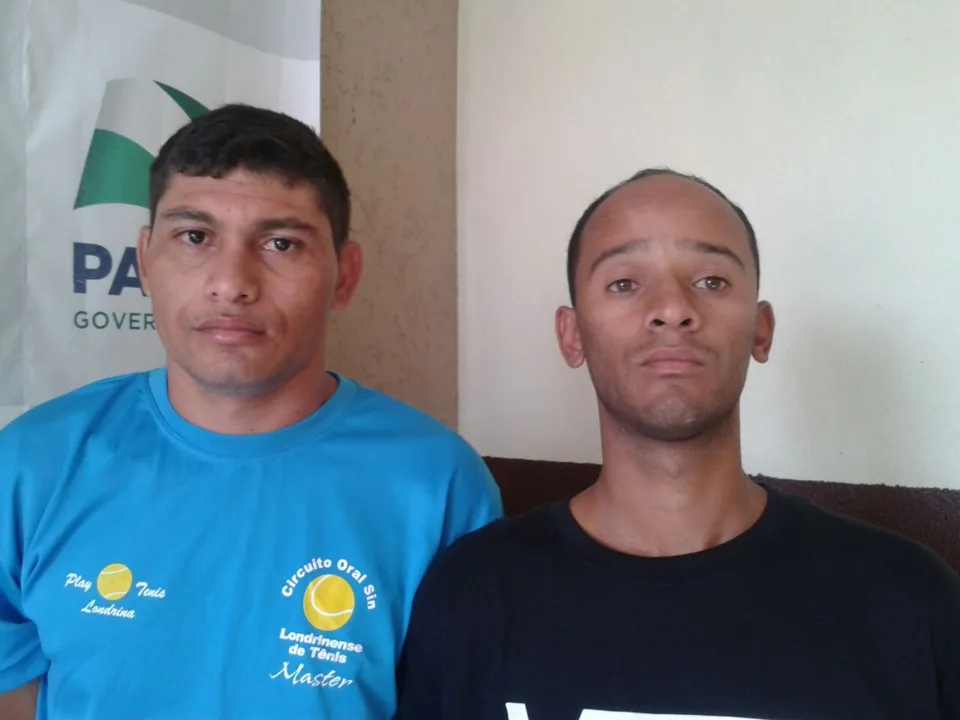 Segundo a PM, José Carlos da Costa e Murilo Silva de Melo estavam traficando crack em Arapongas  -  Foto:  Divulgação/PM/GM