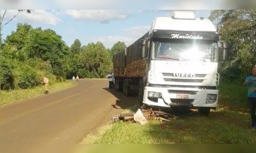 Motociclista morre em acidente na PRT-487 