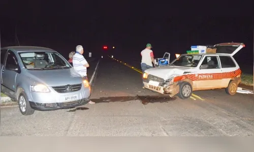 Carros, da região, colidem na cidade de Borrazópolis
