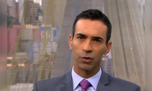 ​César Tralli ironiza execução de torcedor corintiano e áudio vaza durante jornal 