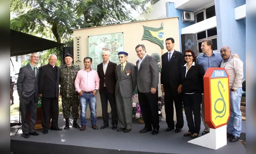 ​Ato relembra os 70 anos da participação dos pracinhas na 2ª Guerra Mundial