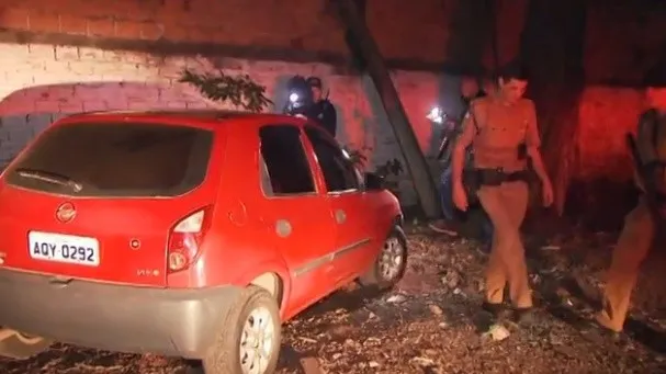 O motorista do veículo não prestou socorro e fugiu - Foto: RPC Paraná