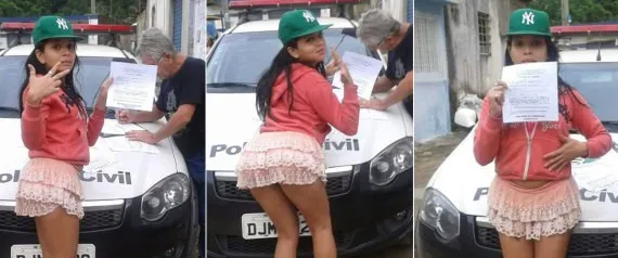 Jovem fez piada de intimação feita pela polícia no Litoral de SP | Montagem/Reprodução Facebook
