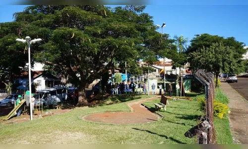 Parque Infantil no centro de Ivaiporã passa por obras  