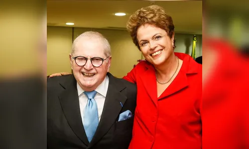 ​Imagem: Dilma recebe Jô Soares no Palácio do Planalto