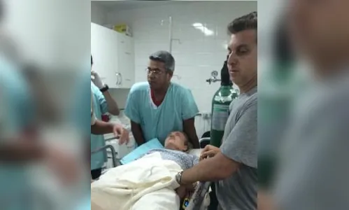 ​Após acidente de avião, foto de Angélica com rosto machucado vaza na internet