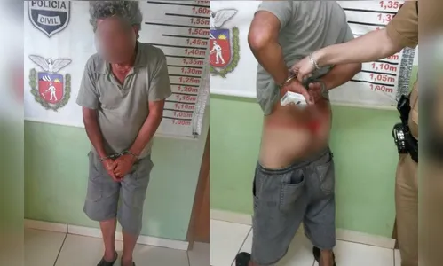 Suspeito de estupro é preso usando calcinha fio dental