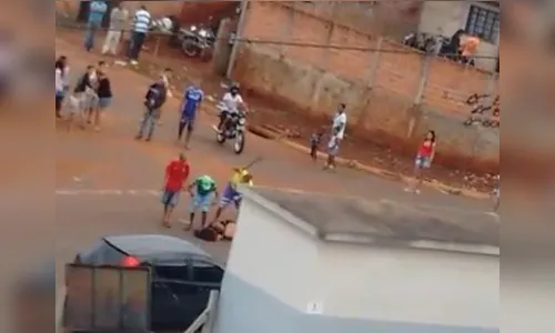 ​Mulher é brutalmente espancada por grupo de homens em Londrina