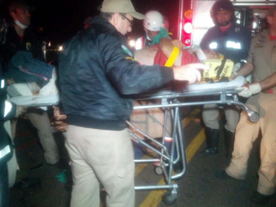 Arapongas: PRE  confirma morte de mãe, criança e homem em acidente na PR-444 - Foto Michael Poliseli – TV Antares