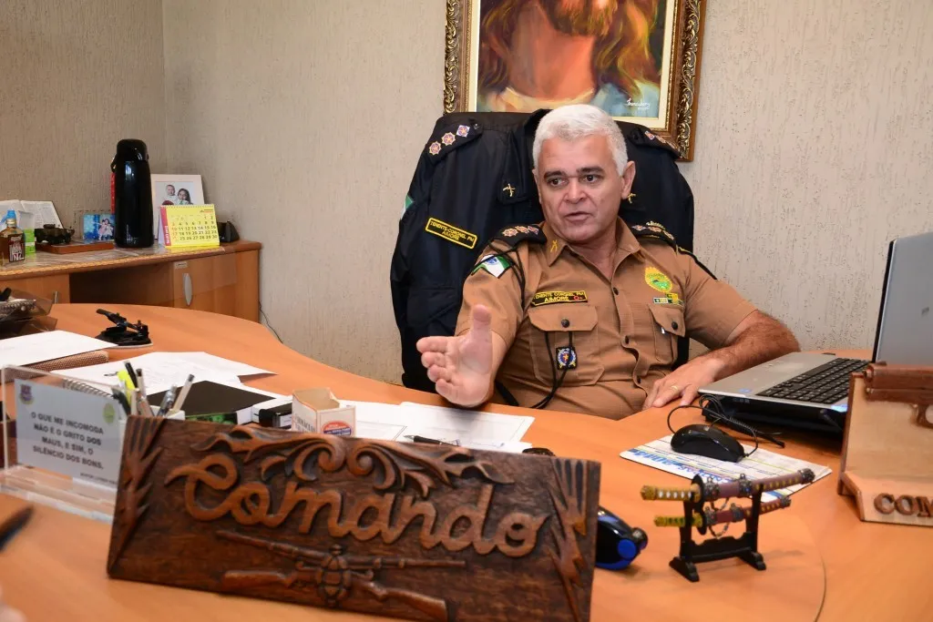 Tenente coronel Aimoré Nunes Moreira deixou comando do 10º BPM para tratamento de saúde, conforme fontes da corporação - Foto: Delair Garcia