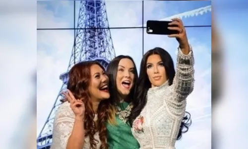 Socialite Kim Kardashian ganha estátua de cera 