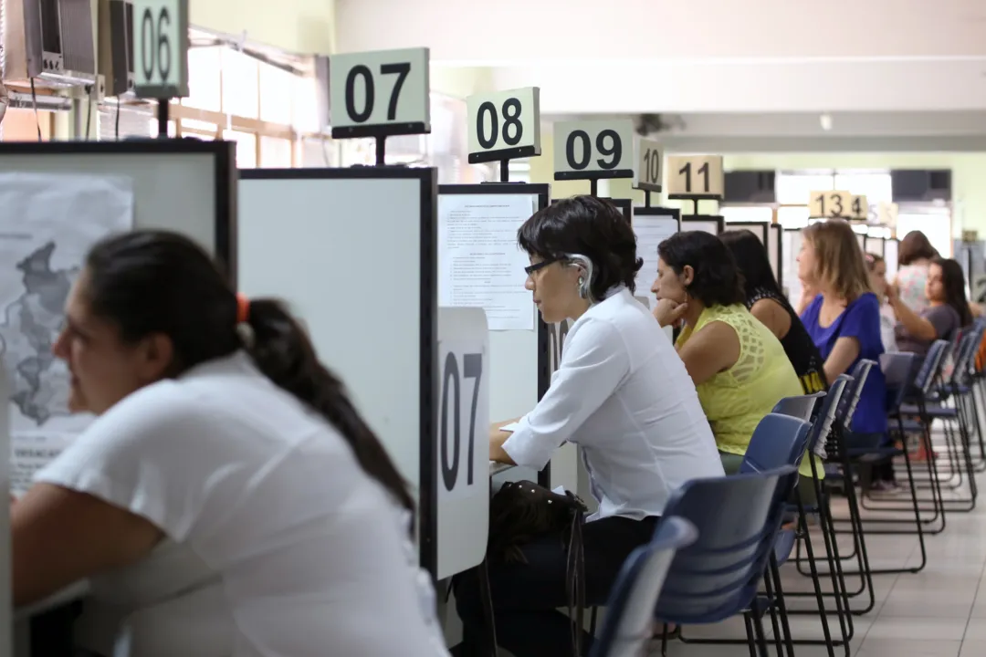 Agência do Trabalhador.Curitiba, 16/01/2015.Foto: José Fernando Ogura Foto: JFOGURA