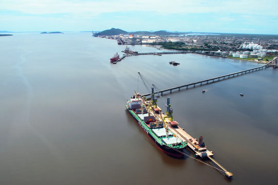 Fenômenos ambientais podem estar afetando canais de acesso ao Porto de Paranaguá.Foto: Divulgação APPA