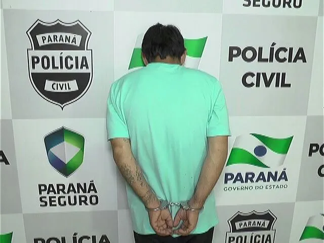 Suspeito de estupro foi preso pela PM após apanhar de populares - Imagem: RTV Canal 38