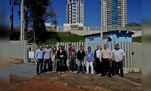 Autoridades de São João do Ivaí visitam unidades de esgoto