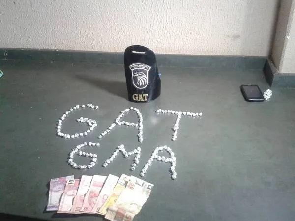 Droga foi apreendida pelo GAT da Guarda Municipal (Foto: Divulgação)