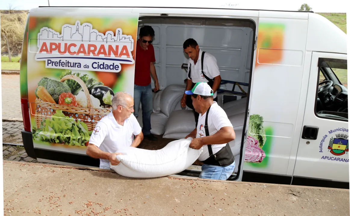 Conab repassa 26 toneladas de feijão a Apucarana - Foto: Divulgação