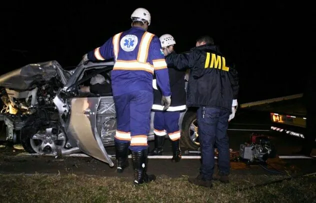 Maringá: Dois policiais civis morrem em acidente - Foto: Eliandro Piva