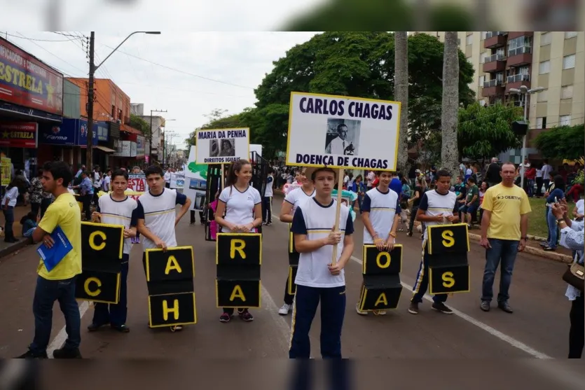 Desfile cívico reúne milhares de pessoas em Ivaiporã 