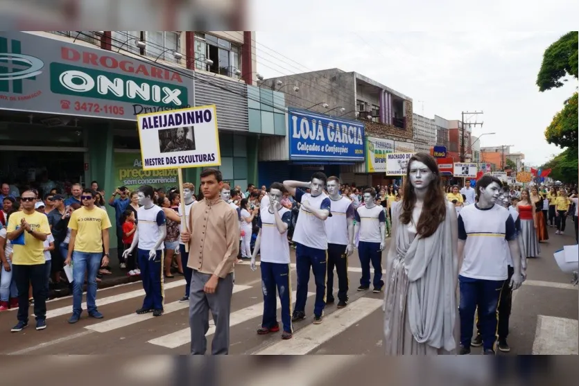 Desfile cívico reúne milhares de pessoas em Ivaiporã 