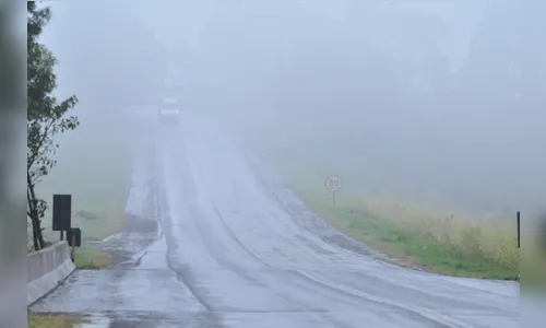 ​Motoristas devem redobrar atenção quando há nevoeiro e chuva