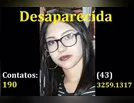 Família procura adolescente desaparecida em Londrina