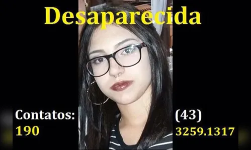 Família procura adolescente desaparecida em Londrina