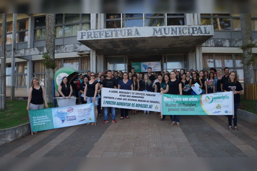  Jardim Alegre também aderiu a manifestação (Foto: Ivan Maldonado) 