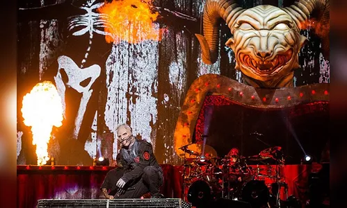 Teatro heavy metal do Slipknot dá gás ao dia mais fraco do Rock in Rio